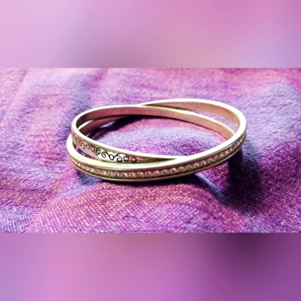 Brighton Neptunes Rings Intertwined Bracelet, 7.5", RETIRED